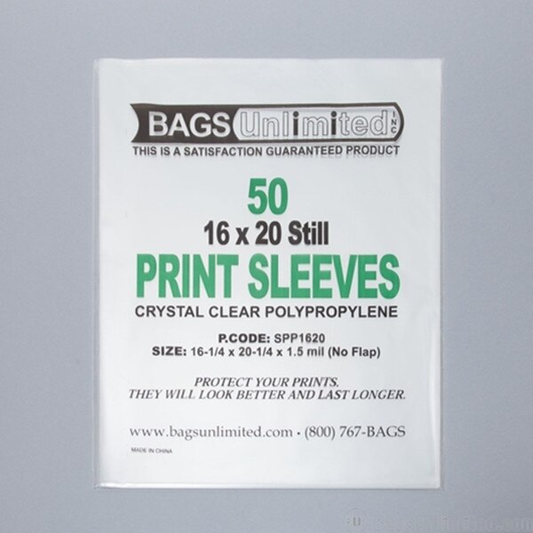 POLYPROPYLENE Sleeves for 16 x 20 P